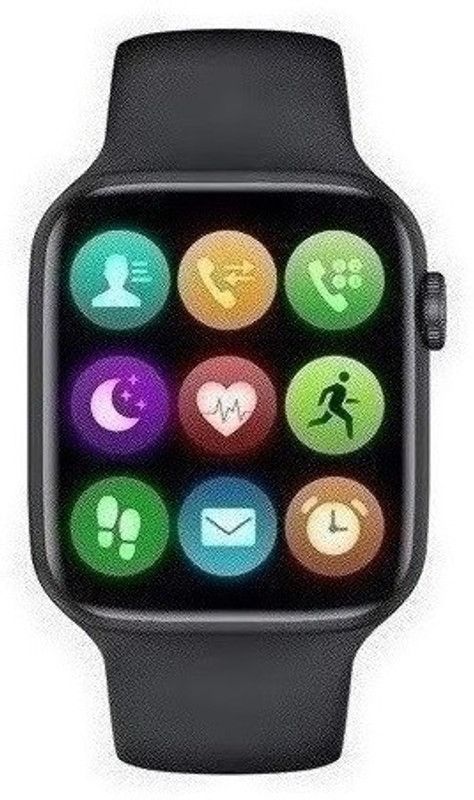 Ringme W26 Plus Premium Ultra Series 7 Smartwatch  (Black Strap, Free Size)