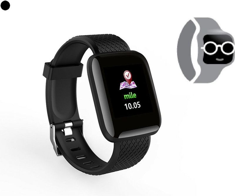 ACTARIAT A703 ID116_LATEST FITNESS TRACKER ACTIVITY TRACKER SMART WATCH (PACK OF 1) Smartwatch  (Black Strap, Free)