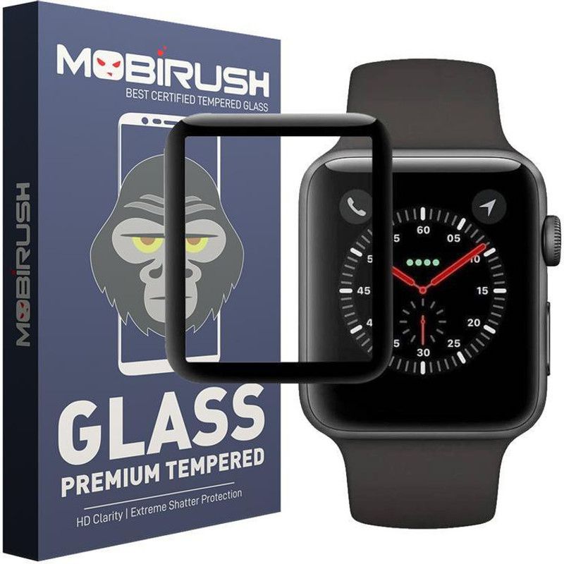 MOBIRUSH Tempered Glass Guard for Apple Watch 40mm Series 4  (Pack of 1)