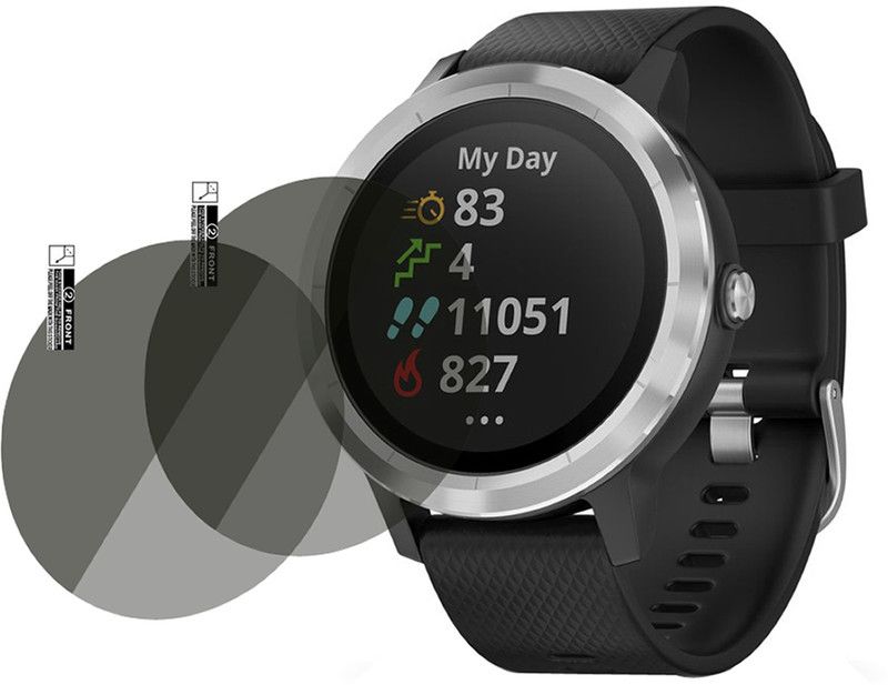 FXGO Screen Guard for Garmin Vivoactive 3 GPS Smartwatch  (Pack of 2)