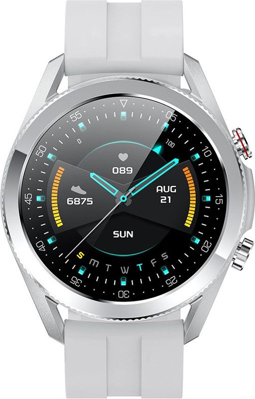French Connection Unisex Smartwatch Smartwatch  (Silver Strap, Onesize)