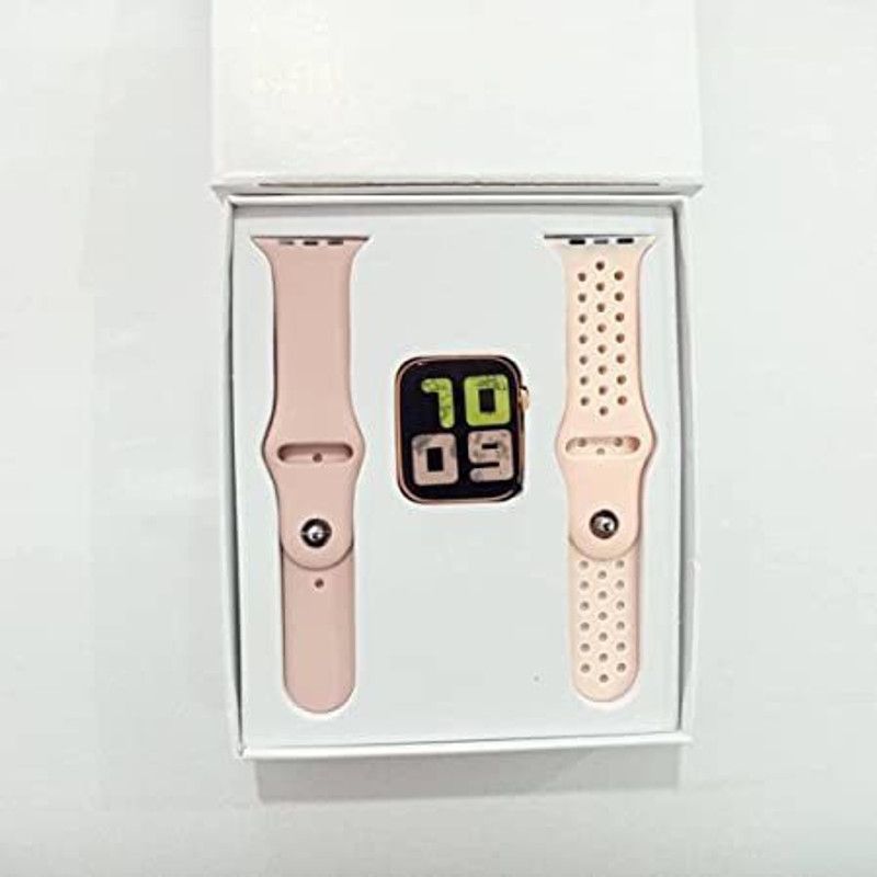 Harikaran T55 pink Smartwatch  (Pink Strap, free)