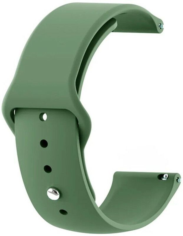 Melfo Silicon Strap Compatible with Samsung Galaxy Watch 46 Mm Sm-R800 Smart Watch Strap  (Green)
