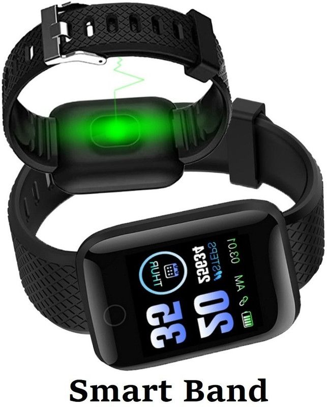 Ykarn Trades VI87_ID116 Advance Fitness Tracking, Step Count Smart Watch Black(Pack of 1)  (Black Strap, Size : Free)