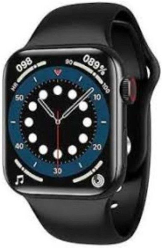 Guggu VDB_315A i7 Pro Max Series 6 Smart Watch Smartwatch  (Black Strap, Free)