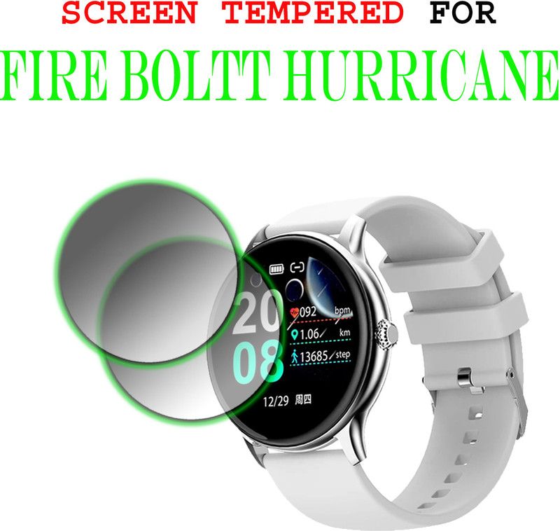 EJZATI Screen Guard for FIRE BOLTT HURRICANE SMARTWATCH  (Pack of 2)