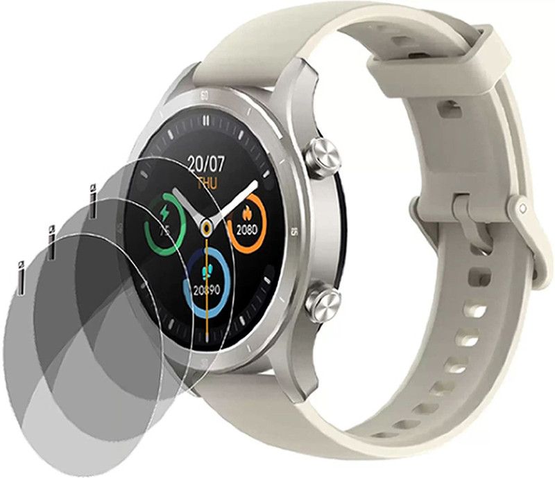 slwax Screen Guard for Realme TechLife Watch R100 Smartwatch  (Pack of 3)