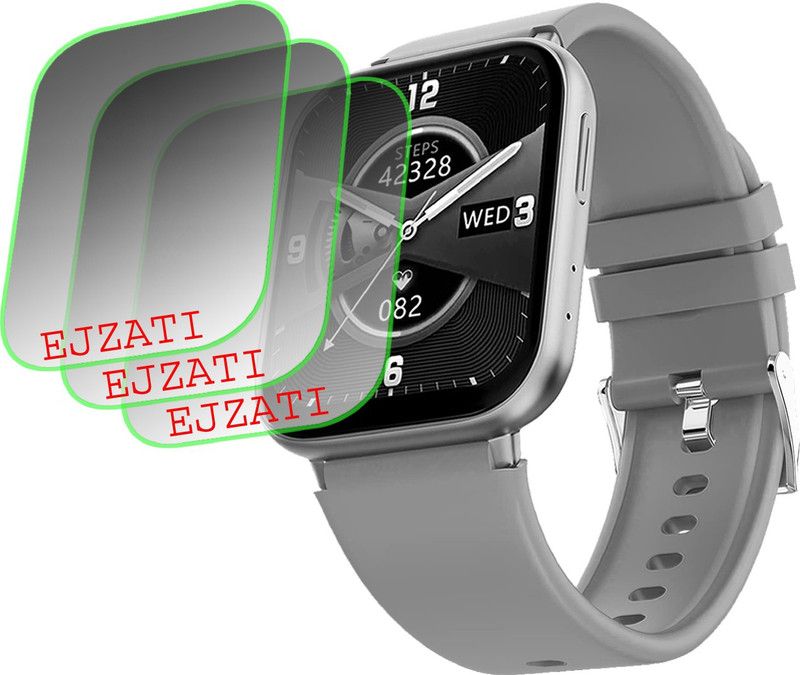EJZATI Screen Guard for FIRE BOLTT CALL 2 PLUS SMARTWATCH  (Pack of 3)