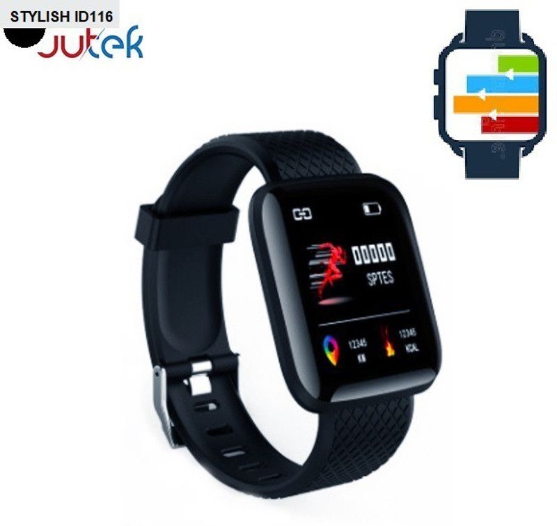 ACTARIAT A310 ID116_MAX FITNESS TRACKER ACTIVITY TRACKER SMART WATCH (PACK OF 1) Smartwatch  (Black Strap, Free)