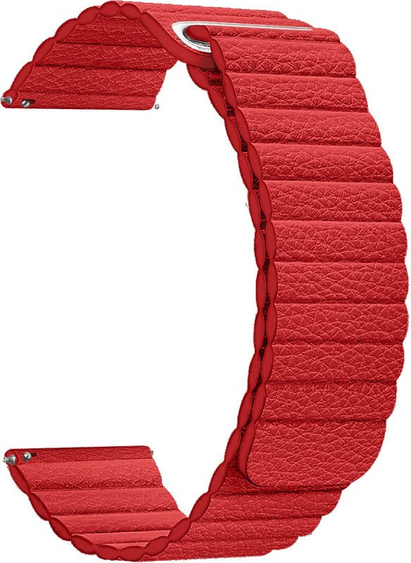 ACM Leather Watch Strap for Huami Amazfit Gtr 2 Smartwatch Belt Red Smart Watch Strap  (Red)