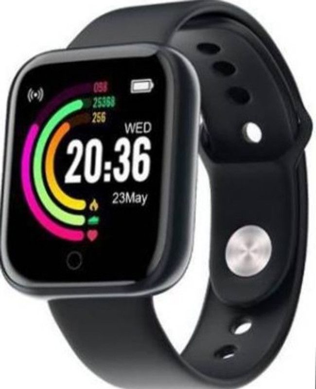 Bydye Latest Y68 smart bluetooth band with Fitness health tracker(black strap only) Smartwatch  (Black Strap, free size)