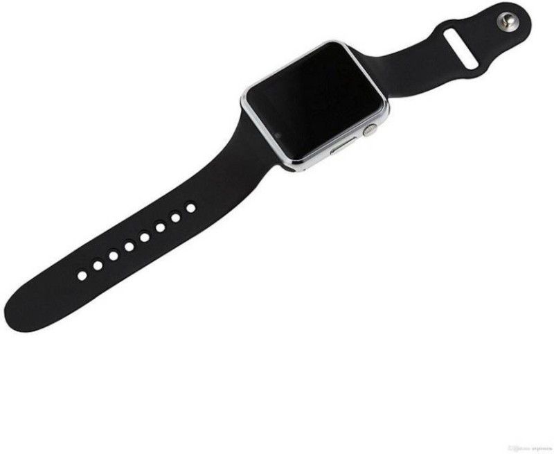 TinyTales Genuine A1 Wrist Watch  Smartwatch  (Black Strap, Free)