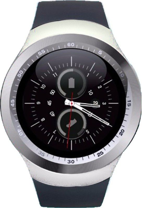 WDS MED Y1-205 Fitness Smartwatch  (Black Strap, Regular)