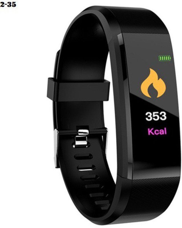 Bymaya S85(ID115) FITNESS TRACKER ACTIVITY TRACKER SMART WATCH(PACK OF 1)(PACK OF 1) Smartwatch  (Black Strap, free)