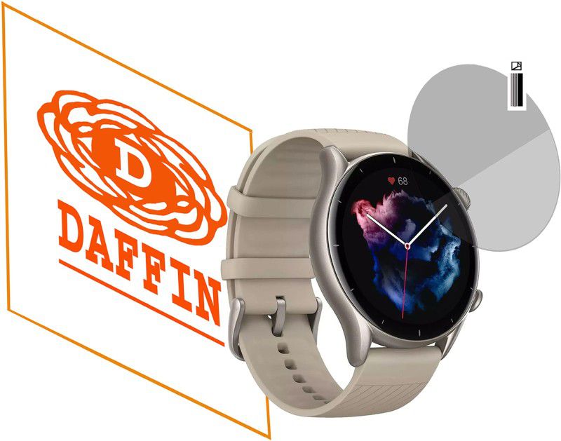 daffin Screen Guard for Amazfit GTR 3 Smartwatch  (Pack of 1)