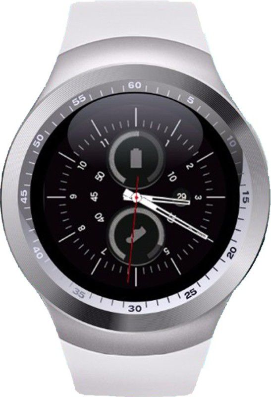 Medulla MED Y1-1 Fitness Smartwatch  (White Strap, Regular)