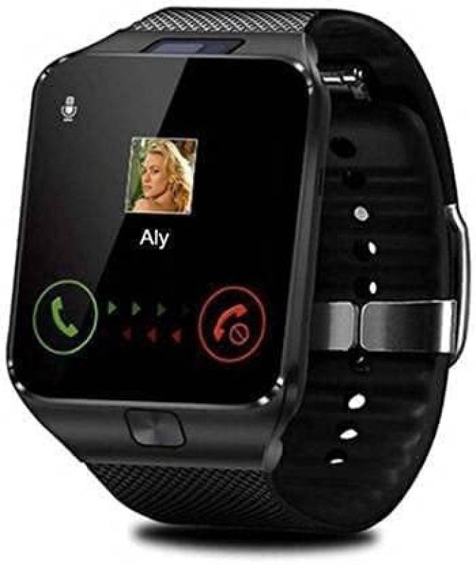 Tech Beast DZ09-black Smartwatch  (Black Strap, FREE SIZE)