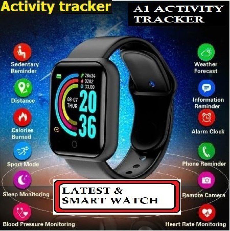 Bymaya OP2776_D20 MAX MULTI FACES BLUETOOTH SMART WATCH BLACK(PACK OF 1) Smartwatch  (Black Strap, free)