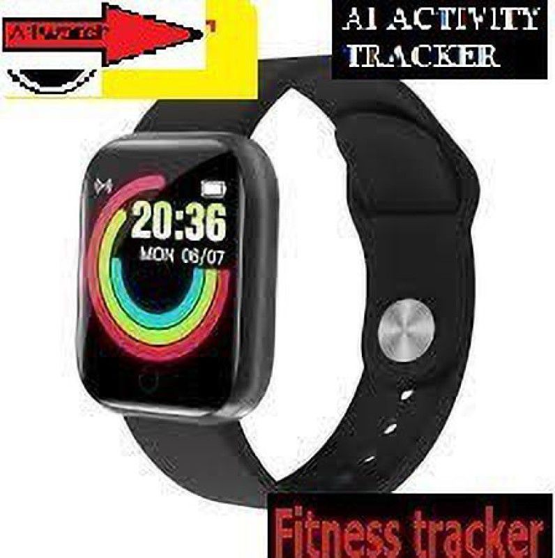 DEROWN S2422_A1 MAX HEART RATE MULTI SPORTS SMART WATCH BLACK(PACK OF 1) Smartwatch  (Black Strap, Free)