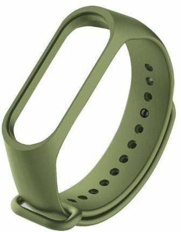 Ijek Silicone type Soft Premium Band Straps for M 3 Replacement Band Straps ( Not Compatible for M 1/2 ) Smart Band Strap  (Green)