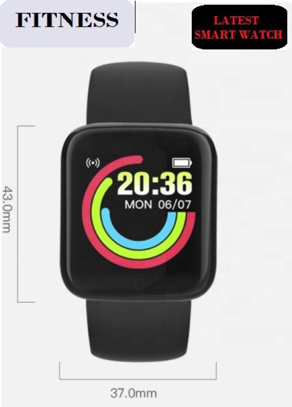 Stybits A1354_A1 PLUS HEART RATE ACTIVITY TRACKER SMART WATCH BLACK(PACK OF 1) Smartwatch  (Black Strap, Free)