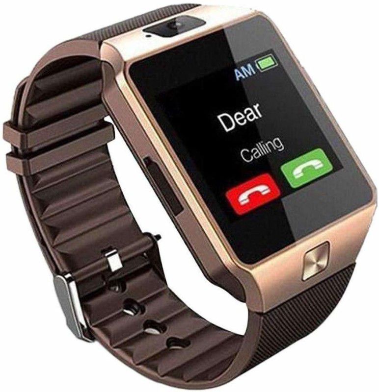 Amgen 4G phone SMW ORIGNAL Smartwatch  (Brown Strap, Free Size)