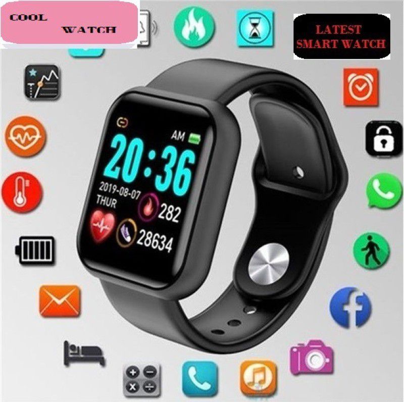 Stybits A2194_A1 PLUS HEART RATE ACTIVITY TRACKER SMART WATCH BLACK(PACK OF 1) Smartwatch  (Black Strap, Free)