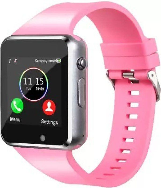Tech Beast A1 Camera, Bluetooth, SD Card,-I9 Smartwatch (Pink Strap, Free Size) Smartwatch  (Pink Strap, X)