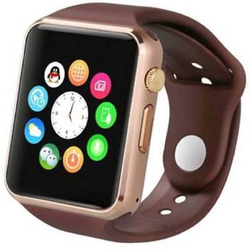 Raysx 4G Camera and Sim Card Support watch Smartwatch  (Brown Strap, free)