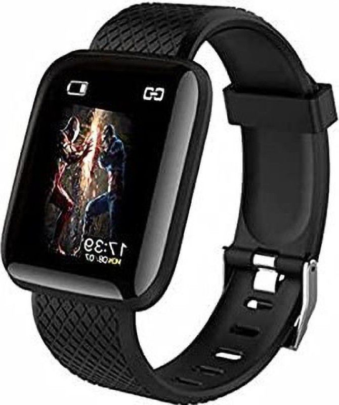 Narayan Enterprisesss HGF_ID 116 Plus Fitness Band With Multi Sport Tracker Back Only (Pack of 1) Smartwatch  (Black Strap, Free)