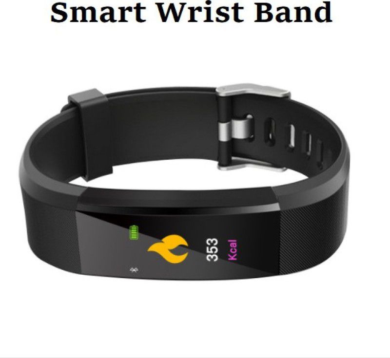 Narayan Enterprisesss S9_ID115 Pro Bluetooth Activity Tracker Bluetooth Smart Wrist Watch Smartwatch  (Black Strap, Free)