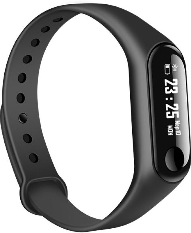 Click Trick M3 SR Bluetooth Health Wrist Smart Band  (Black Strap, Size : FREE)