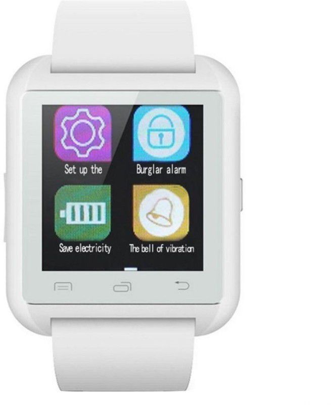 Trendonix TDX U8 - White - 1 phone Smartwatch  (White Strap, Free Size)