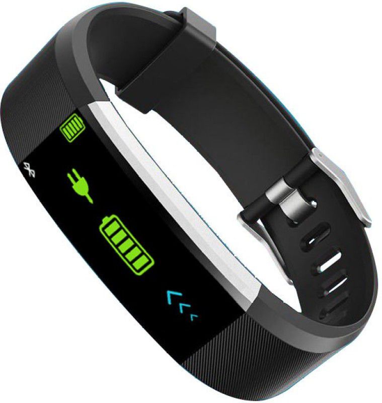 Ykarn Trades RR_ID 115 ADVANCE Wireless (Fitness Notifier) Smart Band Black Only (Pack of 1)  (Black Strap, Size : Free)