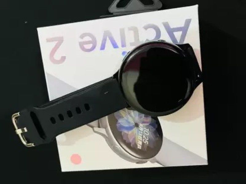 Nitisha High waves SmartWatch Active 2 Aluminium Dial, Silicon Straps Smartwatch (Black) Smartwatch  (Black Strap, Regular)