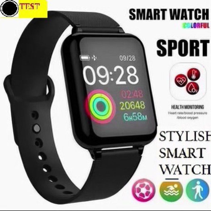 DEROWN S932_A1 PRO STEP COUNT MULTI FACES SMART WATCH BLACK(PACK OF 1) Smartwatch  (Black Strap, Free)