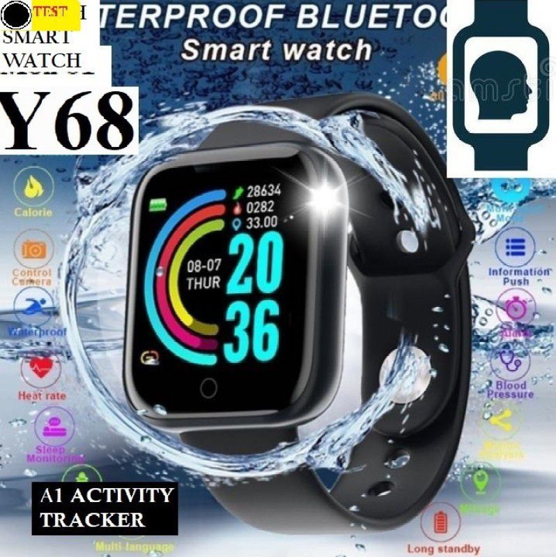 DEROWN S2759_A1 ULTRA ACTIVITY TRACKER BLUETOOTH SMART WATCH BLACK(PACK OF 1) Smartwatch  (Black Strap, Free)