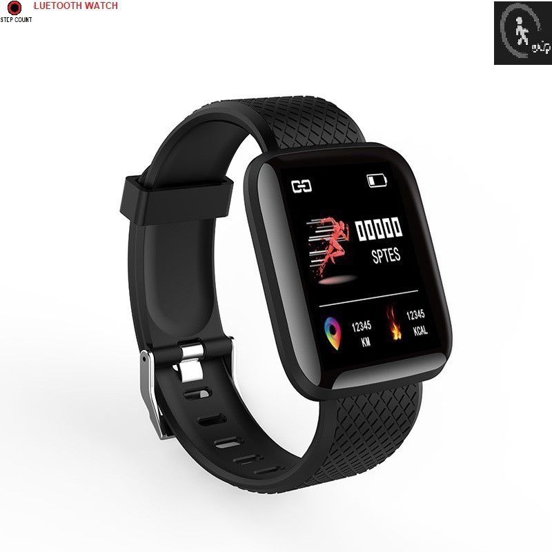 YORBAX S2616 ID116_LATEST ACTIVITY TRAKCER BLUETOOTH SMART WATCH BLACK(PACK OF 1) Smartwatch  (Black Strap, Free)