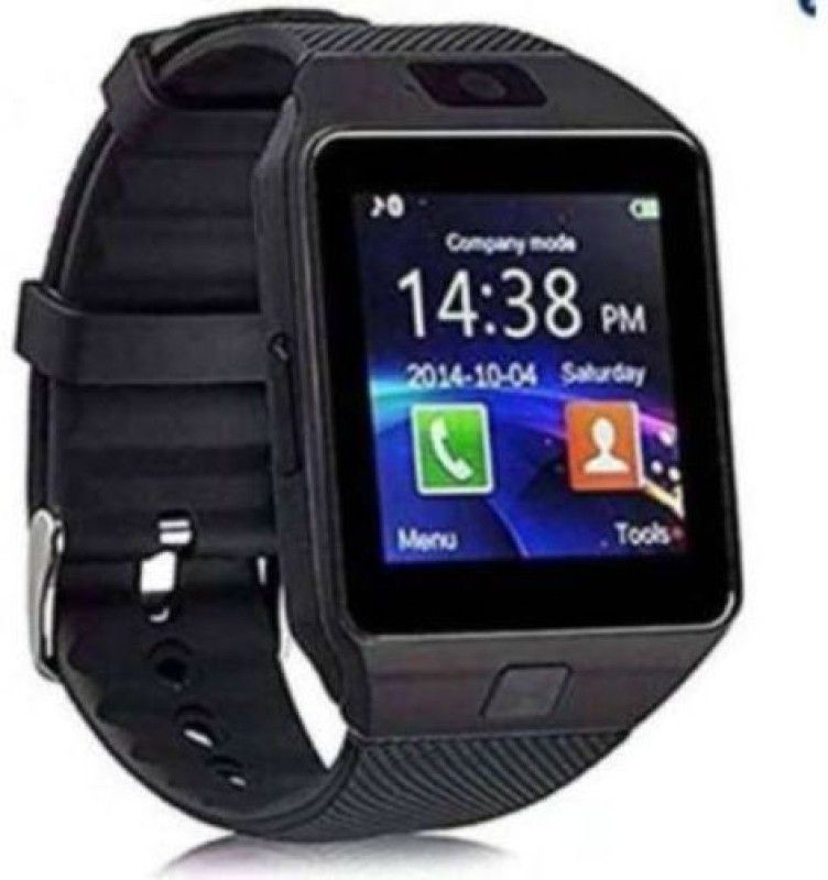 KDM ENTERPRISES DZ09 Bluetooth Calling Camera Smartwatch with 4G Support,SD card sim supportK163 Smartwatch  (Black Strap, Free Size)