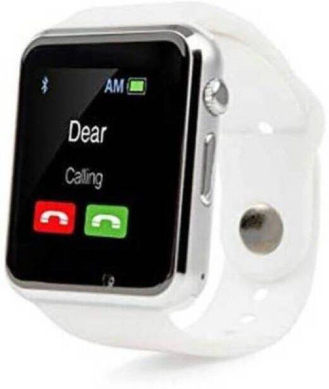MindsArt MD Notifier Health Smartwatch  (White Strap, Regular)