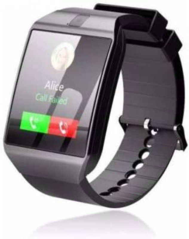 NKL Men & Women Smart android Watch Sim  (Black Strap, Size : FREE)