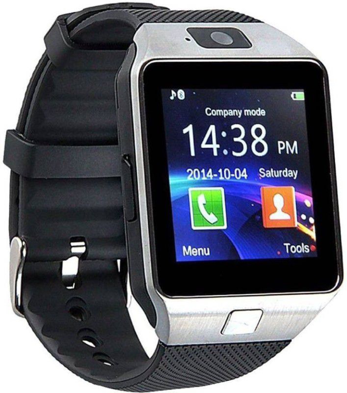 YD DZ09- -011 phone Smartwatch  (Black Strap, Regular)
