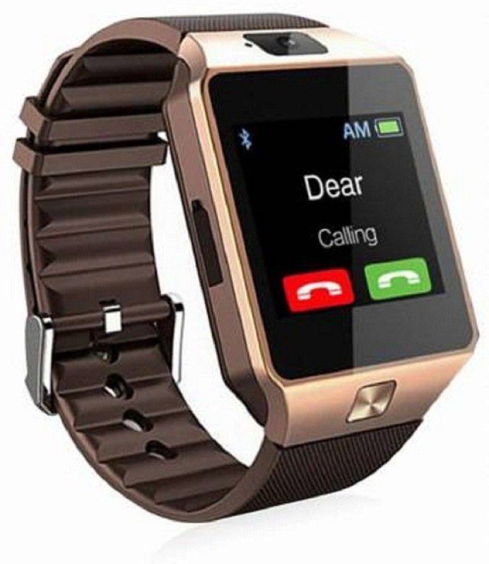 ZEPAD 4G Phone Watch For All Smartphones Smartwatch  (Brown Strap, Free Size)