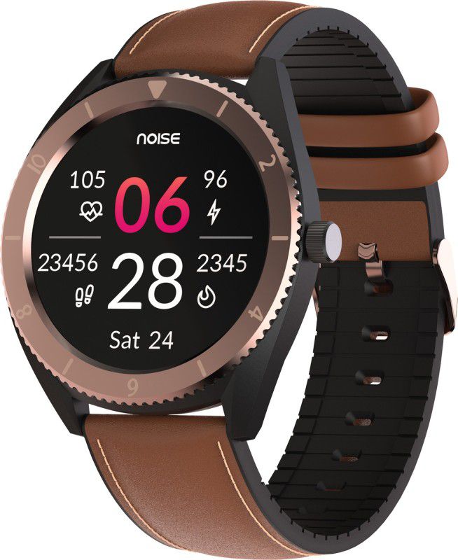 NoiseFit NoiseFit Endure Smartwatch  (Charcoal Strap, Free Size)
