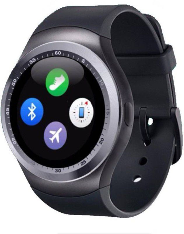 Any Time Buy Y1-04 (S) Notifier Health Smartwatch  (Silver Strap, Free Size)