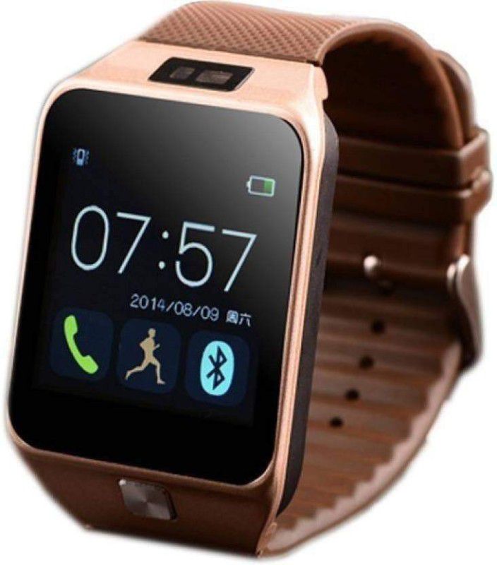 TUVOK Calling Android mobile watch with Camera Smartwatch  (Brown Strap, Free)