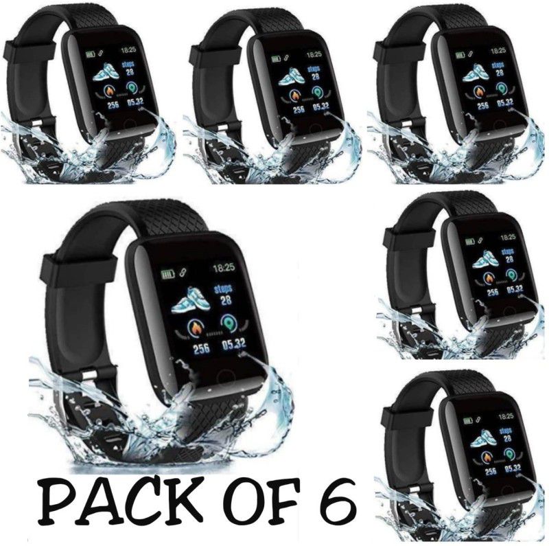 Shree Sangarah ID116 Smartwatch  (Black Strap, Free size)
