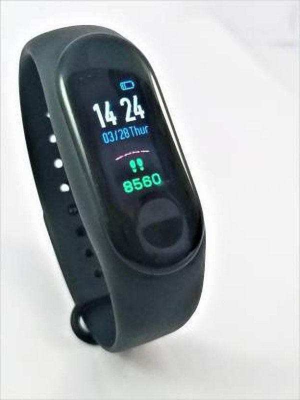 Red Venus M3 Band with Heart Rate Sensor Features  (Black Strap, Size : Free Size)