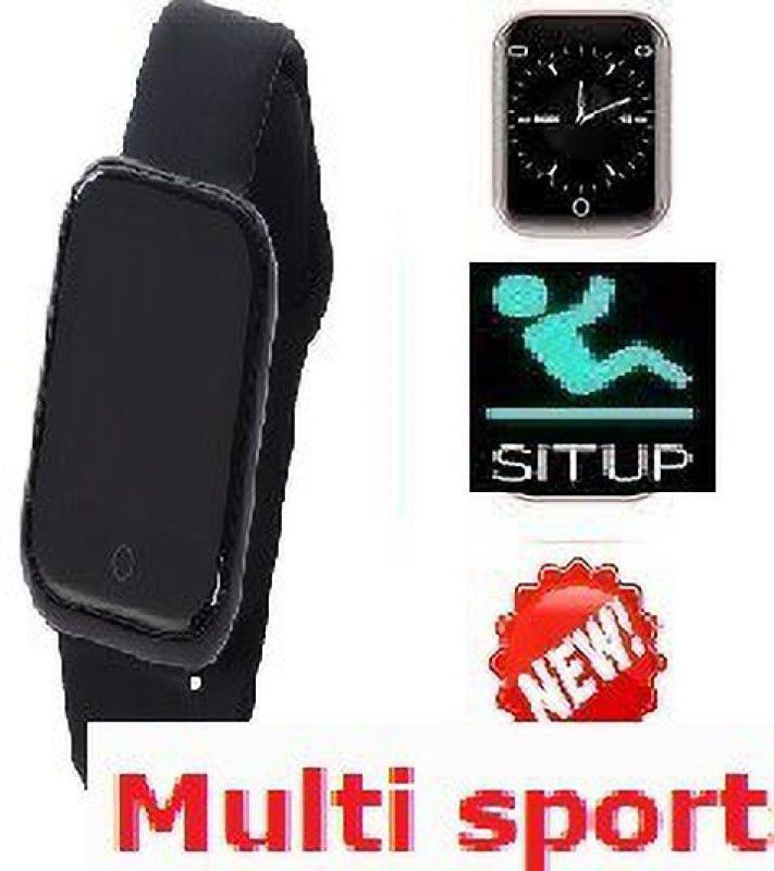 jorugo S169 (D20) LATEST ACTIVITY TRACKER FITNESS TRACKER SMART WATCH BLACK(PACK OF 1) Smartwatch  (Black Strap, free)