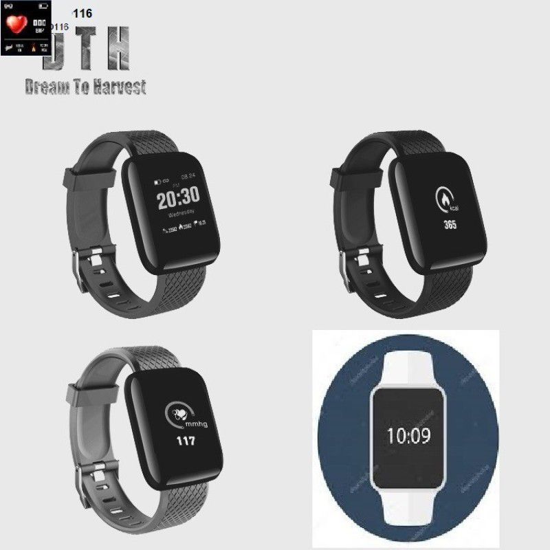 Actariat A2651 ID116_ULTRA HEART RATE MULTI SPORTS SMART WATCH (PACK OF 1) Smartwatch  (Black Strap, Free)